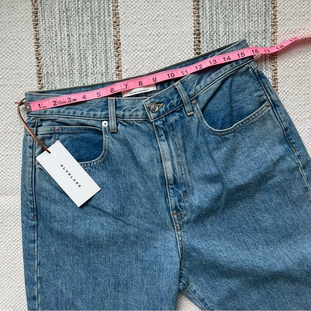 SLVRLAKE London High Rise Straight in Fool For Love Jeans Women’s Size 32 - Picture 5 of 11